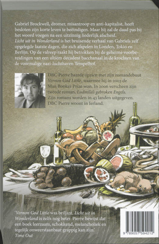 Achterkant van Licht uit in Wonderland