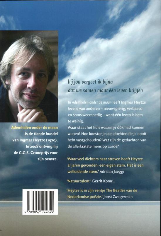 Achterkant van Ademhalen onder de maan