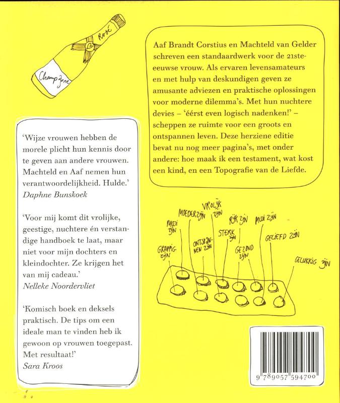 Achterkant van Handboek voor de moderne vrouw