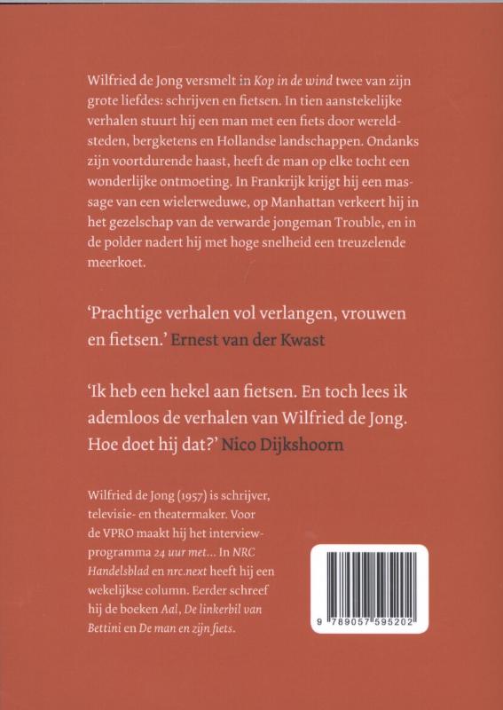 Achterkant van Kop in de wind