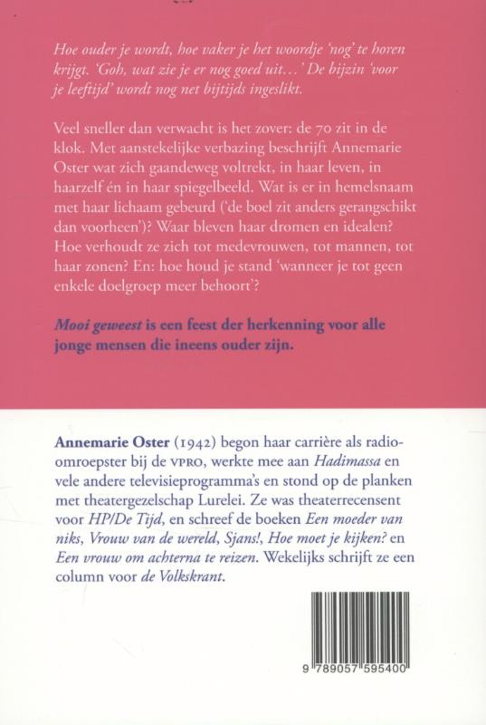 Achterkant van Mooi geweest