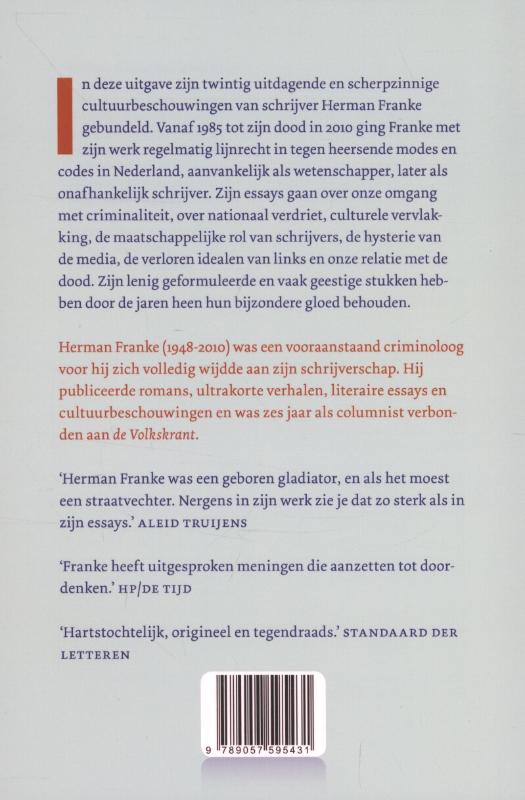 Achterkant van De ziel van Nederland