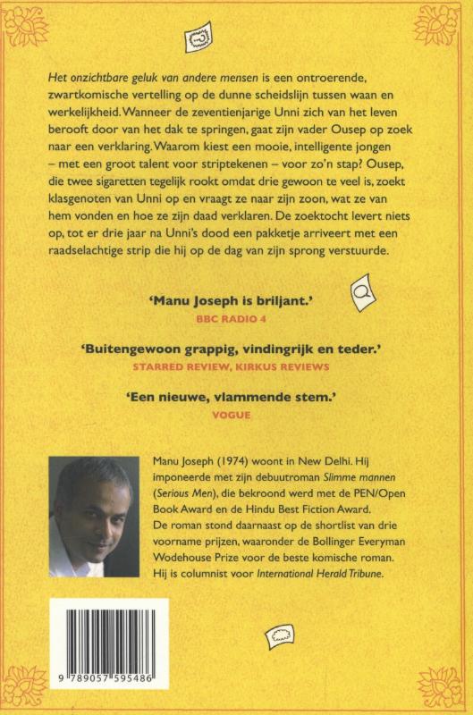 Achterkant van Het onzichtbare geluk van andere mensen
