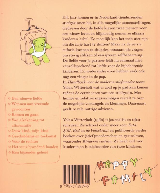Achterkant van Handboek voor de moderne stiefmoeder