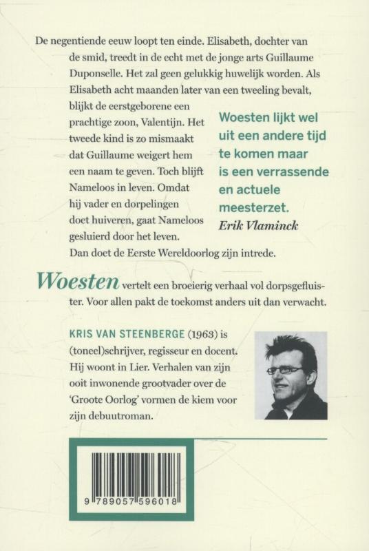 Achterkant van Woesten