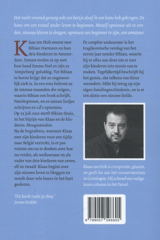 Achterkant van De complete weduwnaar