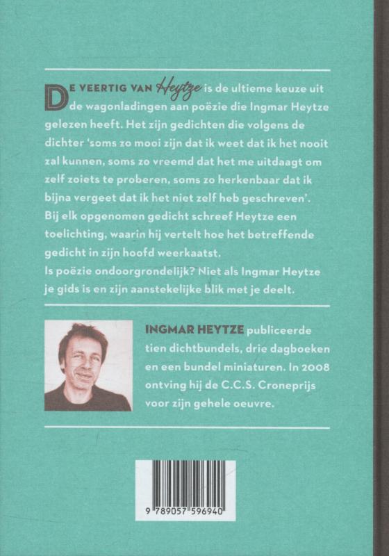 Achterkant van De veertig van Heytze