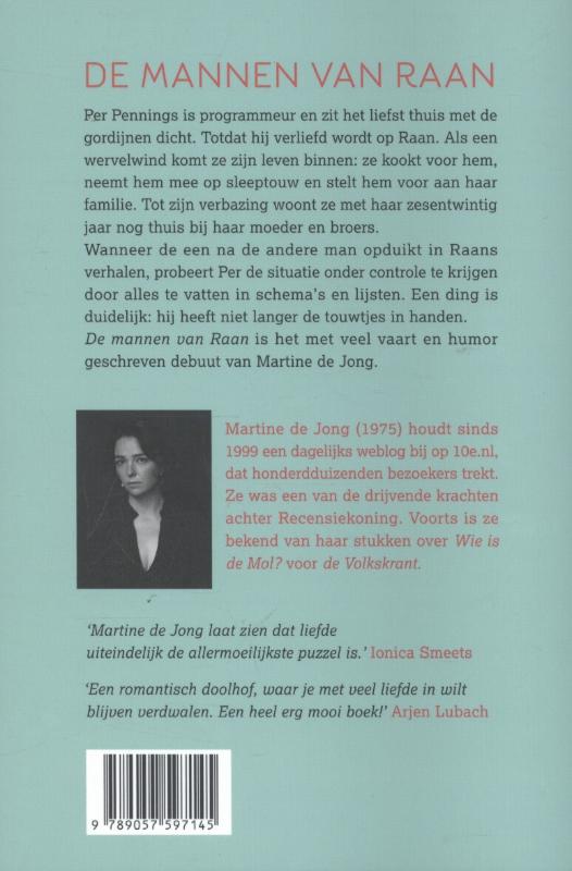 Achterkant van De mannen van Raan