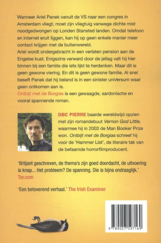 Achterkant van Ontbijt met de Borgias