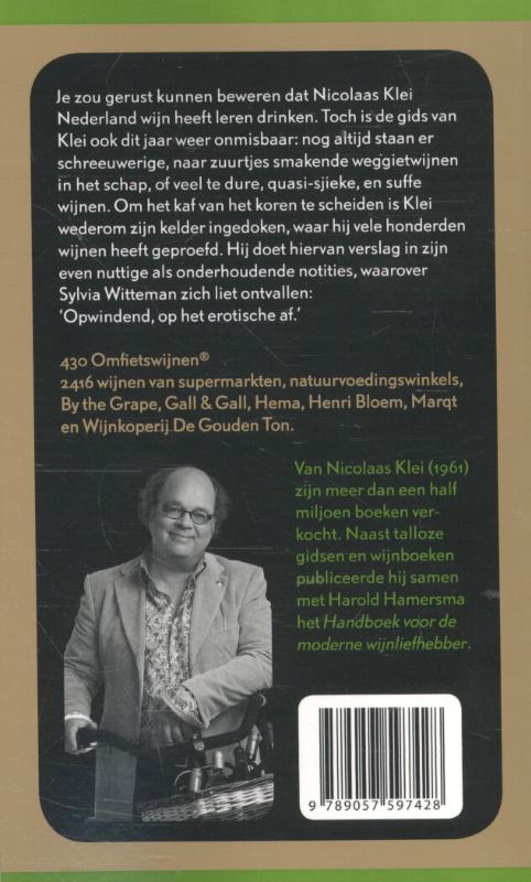 Achterkant van Omfietswijngids 2016