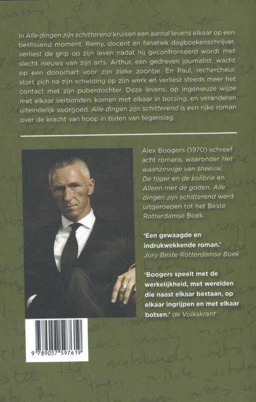 Achterkant van Alle dingen zijn schitterend