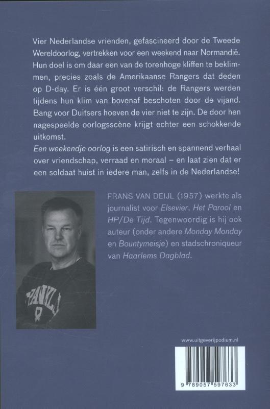 Achterkant van Een weekendje oorlog