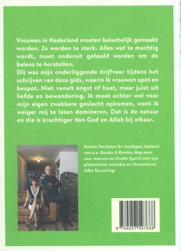 Achterkant van De nationale vrouwenspotgids