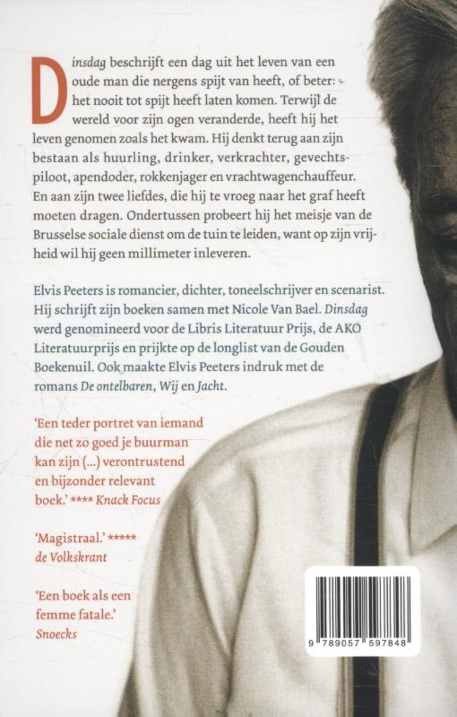 Achterkant van Dinsdag