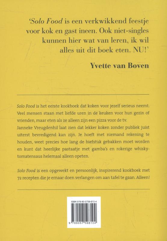 Achterkant van Solo Food
