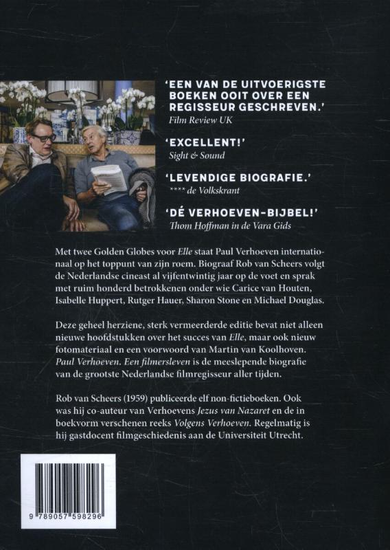 Achterkant van Paul Verhoeven
