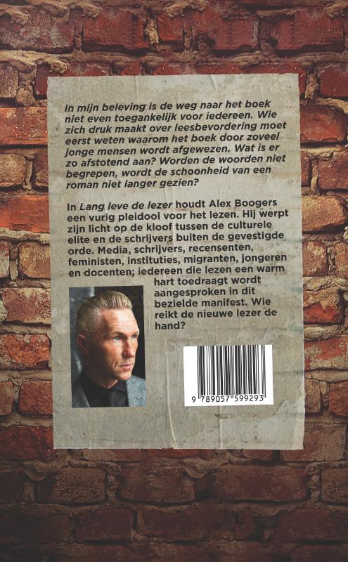 Achterkant van Lang leve de lezer