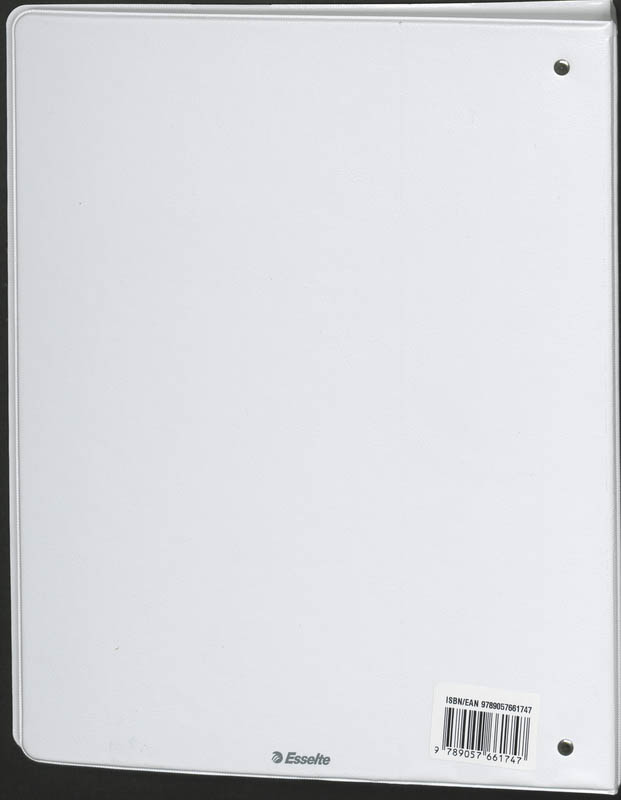 Achterkant van Cursistenboek