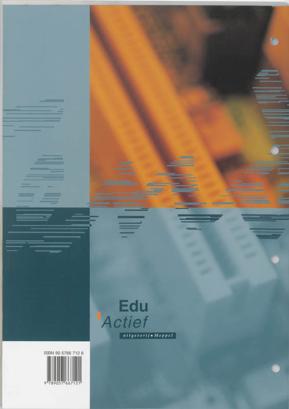 Achterkant van instruktie werkboek