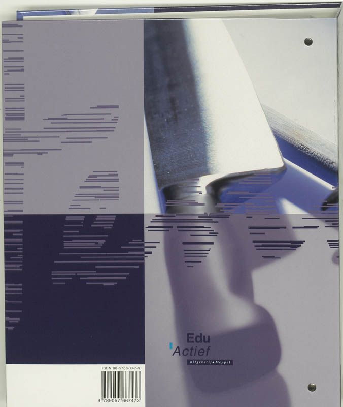 Achterkant van Instructie-/werkboek