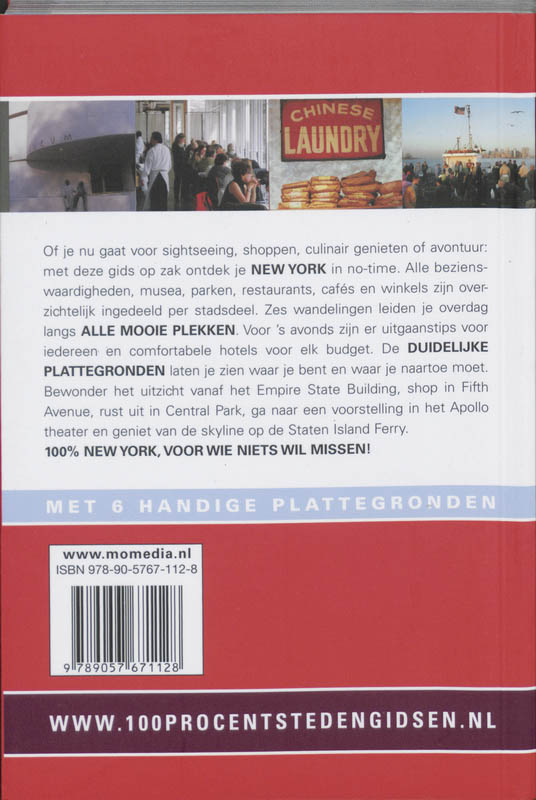 Achterkant van 100% New York