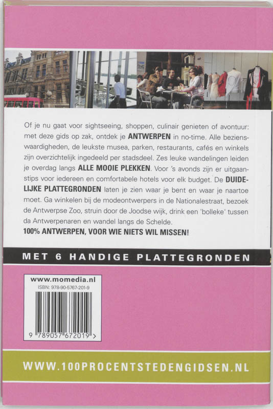 Achterkant van 100% Antwerpen