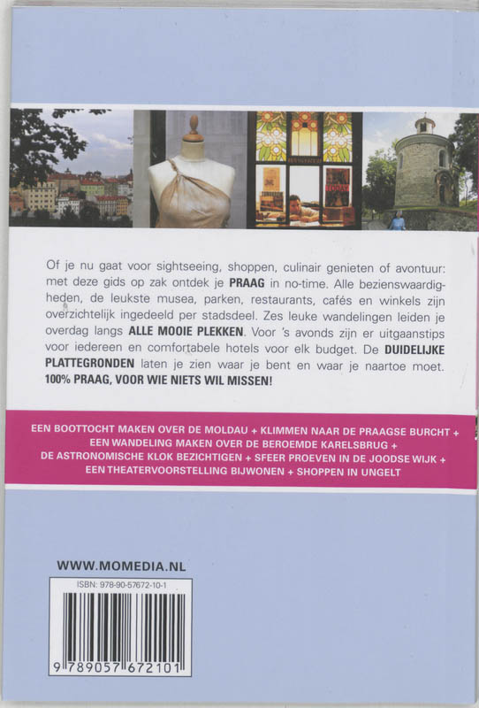 Achterkant van 100% Praag
