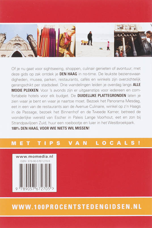 Achterkant van 100% Den Haag
