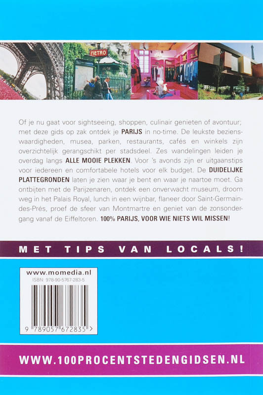 Achterkant van 100% Parijs
