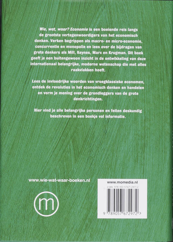 Achterkant van Economie