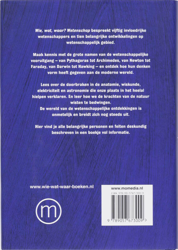 Achterkant van Wetenschap