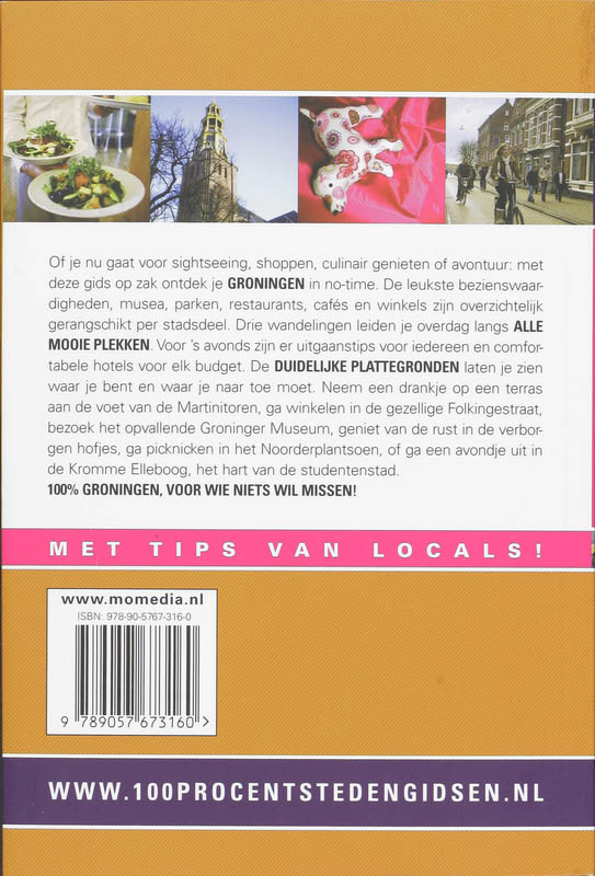 Achterkant van 100% Groningen