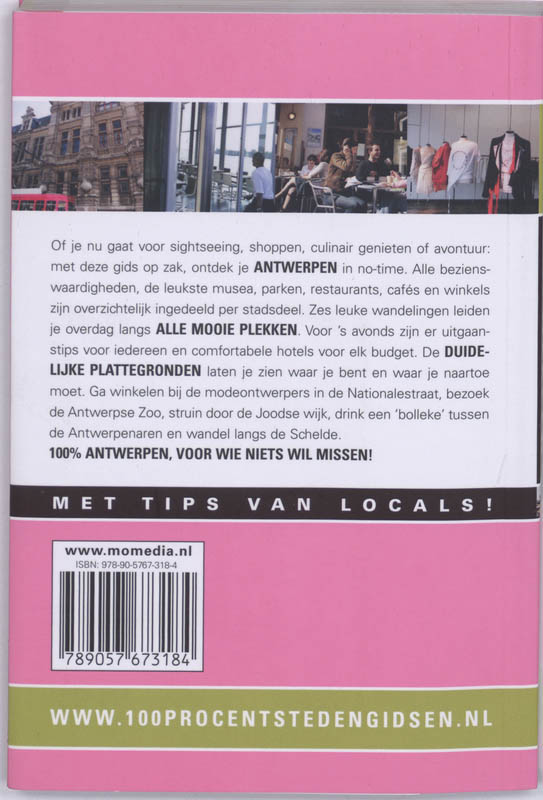 Achterkant van 100% Antwerpen