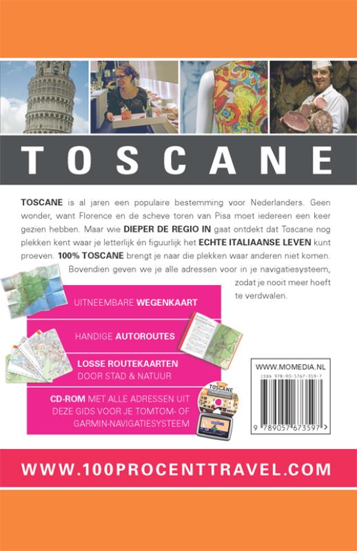 Achterkant van 100% Toscane