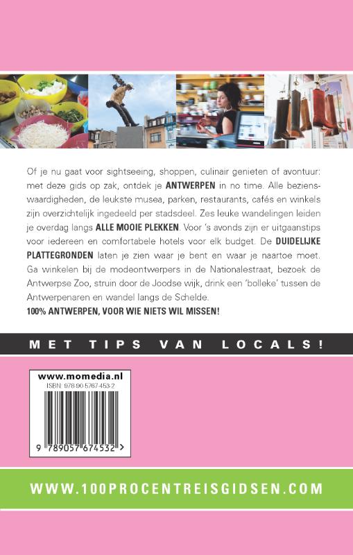 Achterkant van 100% Antwerpen