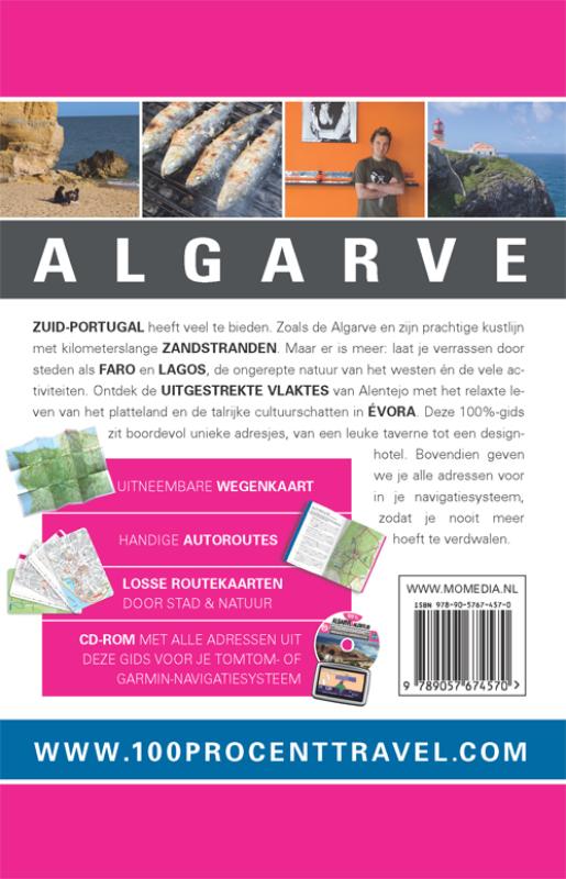 Achterkant van 100% Algarve en Alentejo