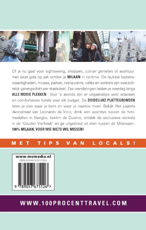 Achterkant van 100% Milaan