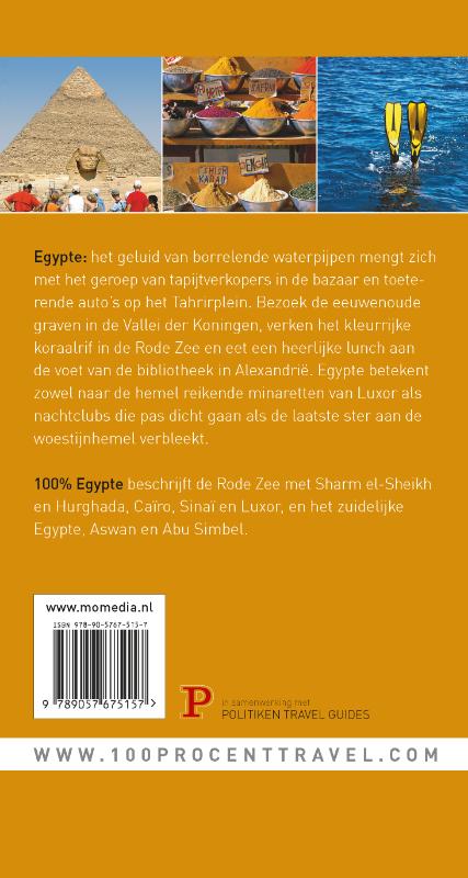 Achterkant van 100% Egypte