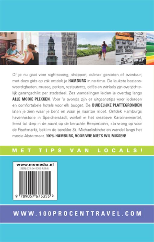 Achterkant van 100% Hamburg