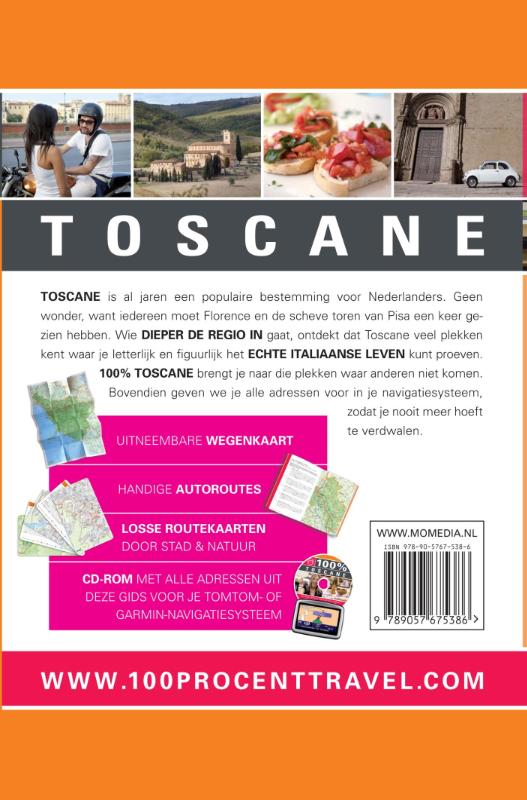 Achterkant van 100% Toscane