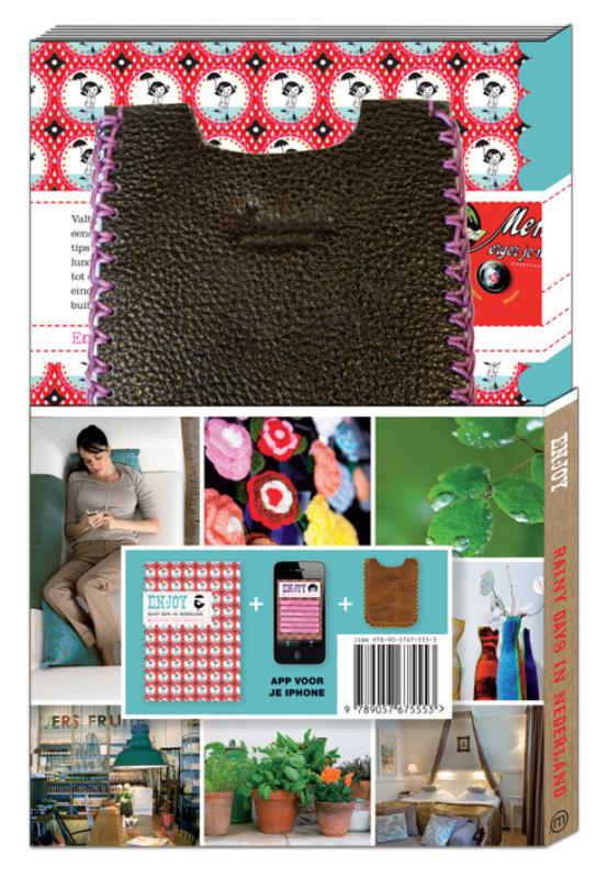 Achterkant van Giftset Enjoy rainy days in Nederland