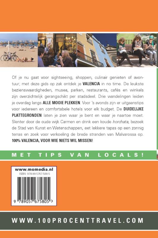 Achterkant van 100% Valencia