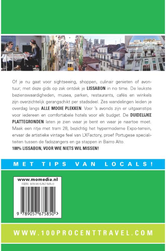 Achterkant van 100% Lissabon