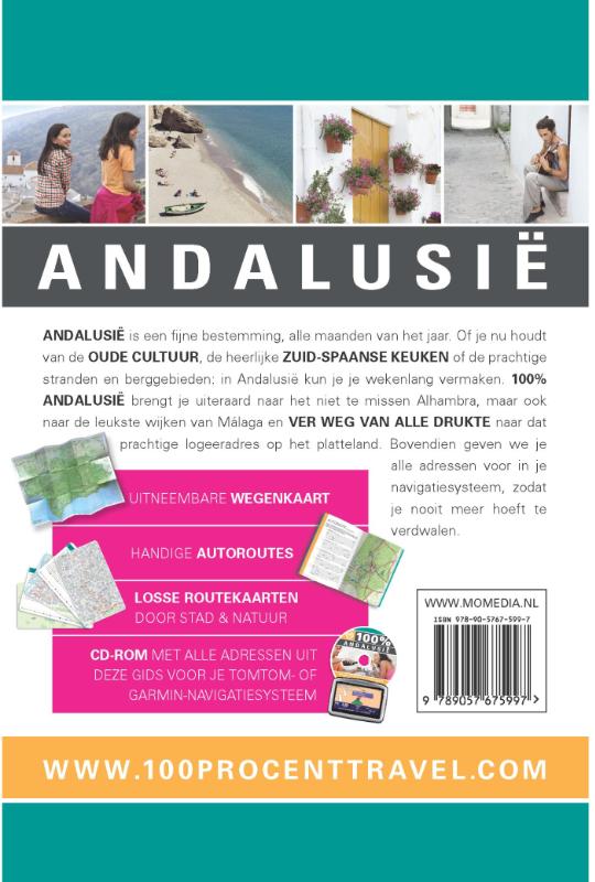 Achterkant van 100% Andalusië