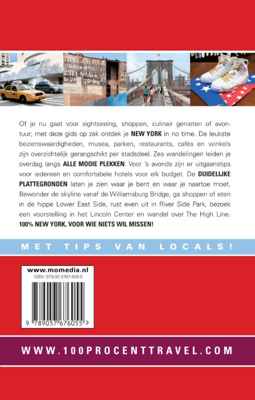 Achterkant van 100% New York