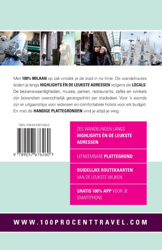 Achterkant van 100% Milaan