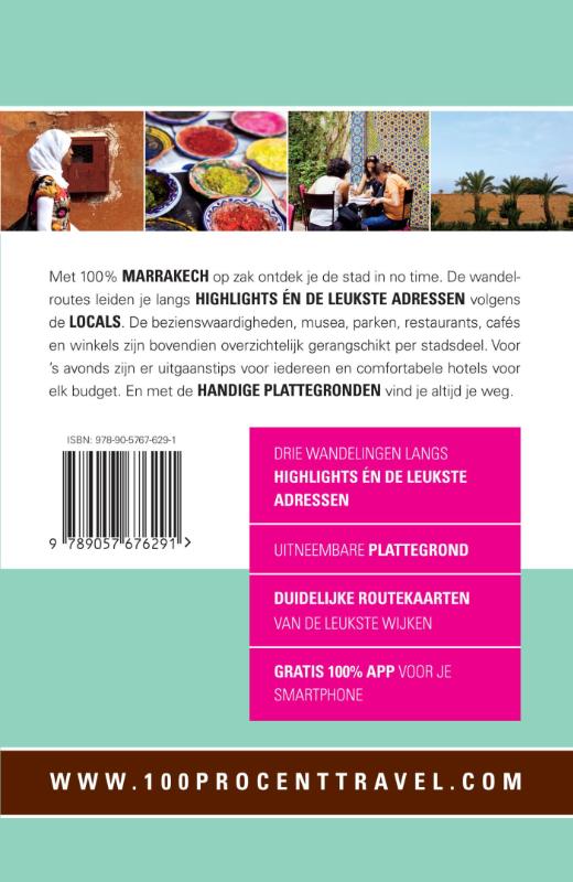 Achterkant van 100% Marrakech