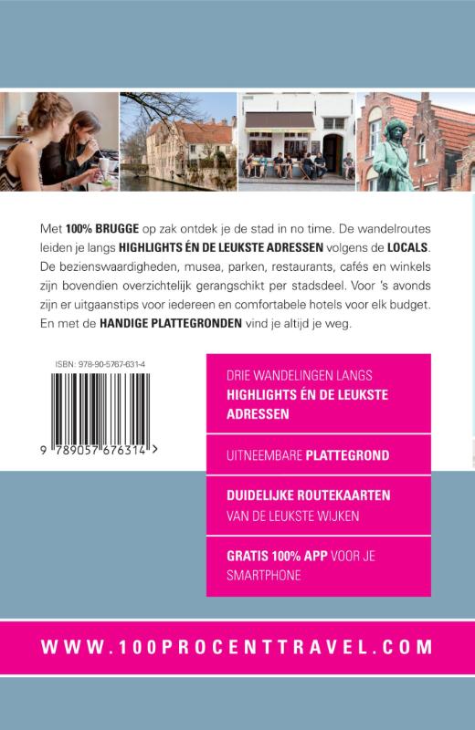 Achterkant van 100% Brugge