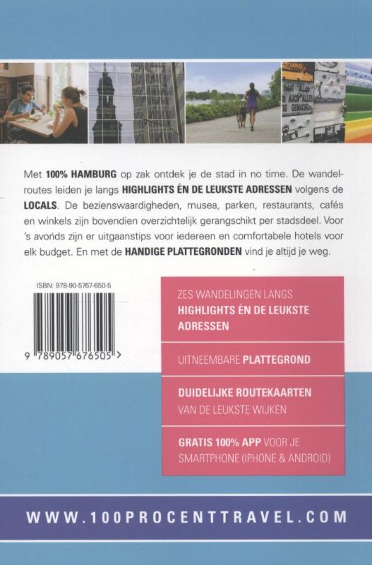 Achterkant van 100% Hamburg