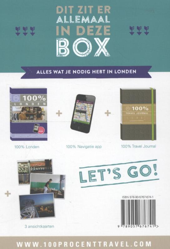 Achterkant van Let's go to London